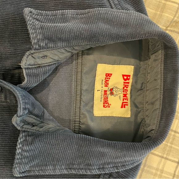 Birdwell Corduroy Heavyweight Dark Blue Shirt Jacket. High Quality, Made in USA! - Picture 4 of 4